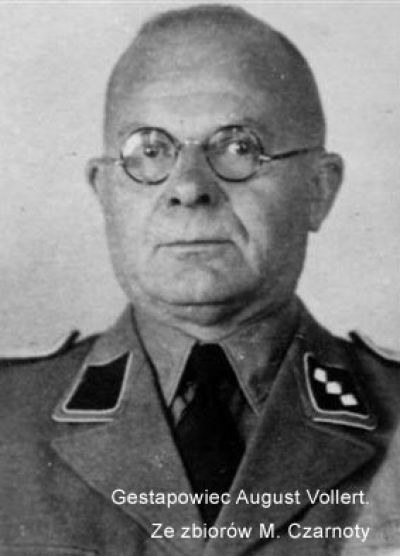 Gestapowiec August Vollert